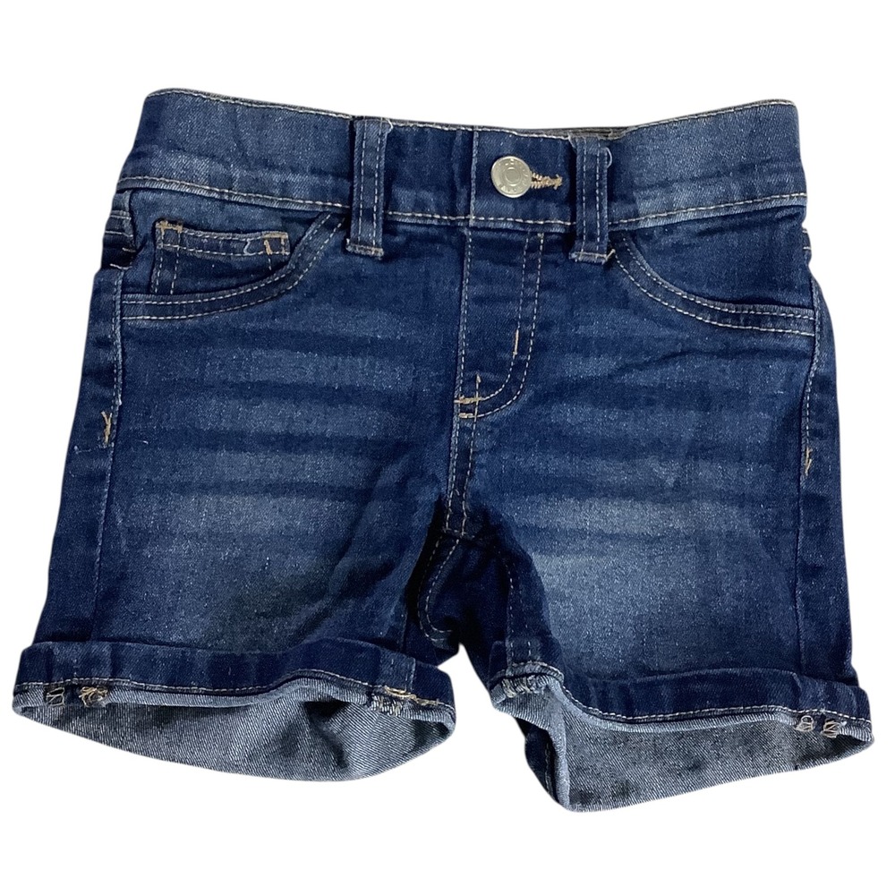 Studio V by Vigoss Denim Shorts Girls Size 4 Blue Cuffed Casual Summer